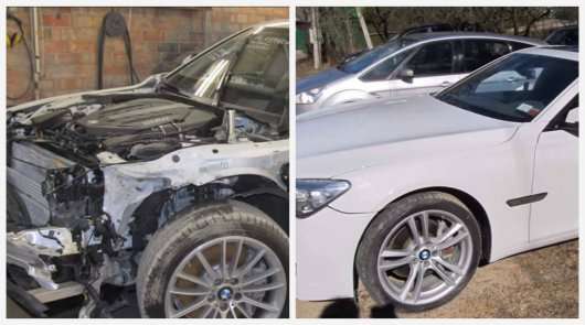 Дивіться як відновлюють після аварії BMW 7-серії