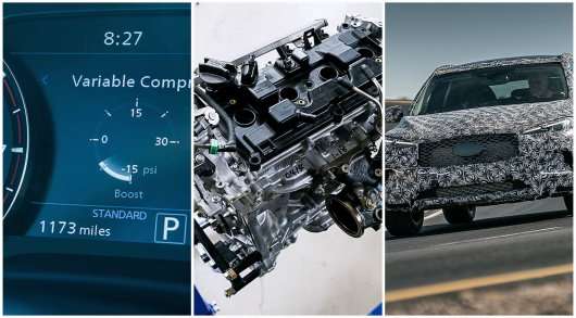 Infiniti QX50: Перший автомобіль оснащений двигуном з змінним ступенем стиснення
