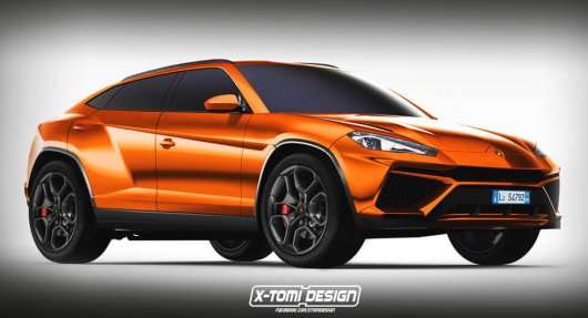 Рендеринг фото першого позашляховика Lamborghini Urus