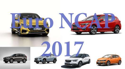 Найбезпечніші автомобілі за версією EuroNCAP в 2017 році