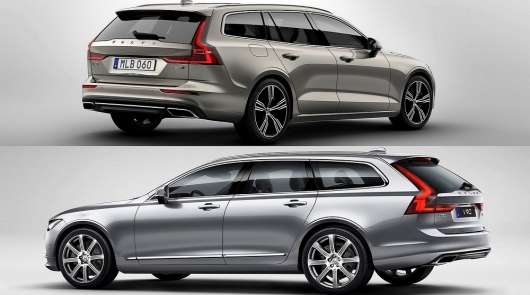Порівнюємо універсали Volvo V90 і новий Volvo V60