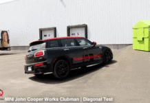 Тестування на діагональне вивішування, від седанів до мінівенів