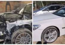 Дивіться як відновлюють після аварії BMW 7-серії