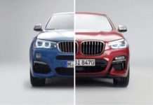 Компанія BMW показала на відео зміни в дизайні старого і нового кросовера Х4