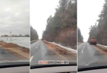 “бетонку “від гібулич до вільшанки зробили безпечніше: на вихідних підсипали узбіччя