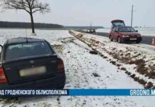 Під гродно перекинувся opel. Молода пасажирка з травмами голови – в лікарні