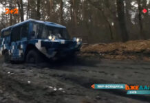 У києві з броньовика нікого лімузин “апокаліпсис” (відео)