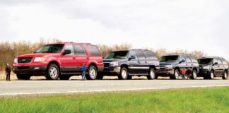 Pertarungan SUV Ukuran Penuh: Perbandingan Tahun 2002