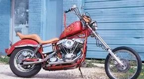 Harley-Davidson FXE Cherry Chopper 1978 restaurada
